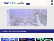 Tablet Screenshot of galiciamarina.com